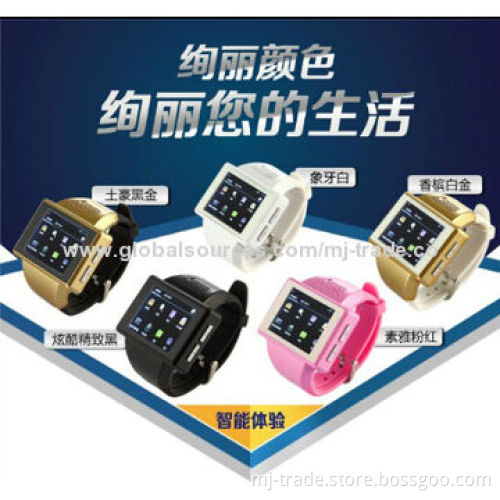 An1 Android Smart Watch with GPS/Pedometer/Wi-Fi/Download Apps/Quad-band/Capacitive Touch Screen